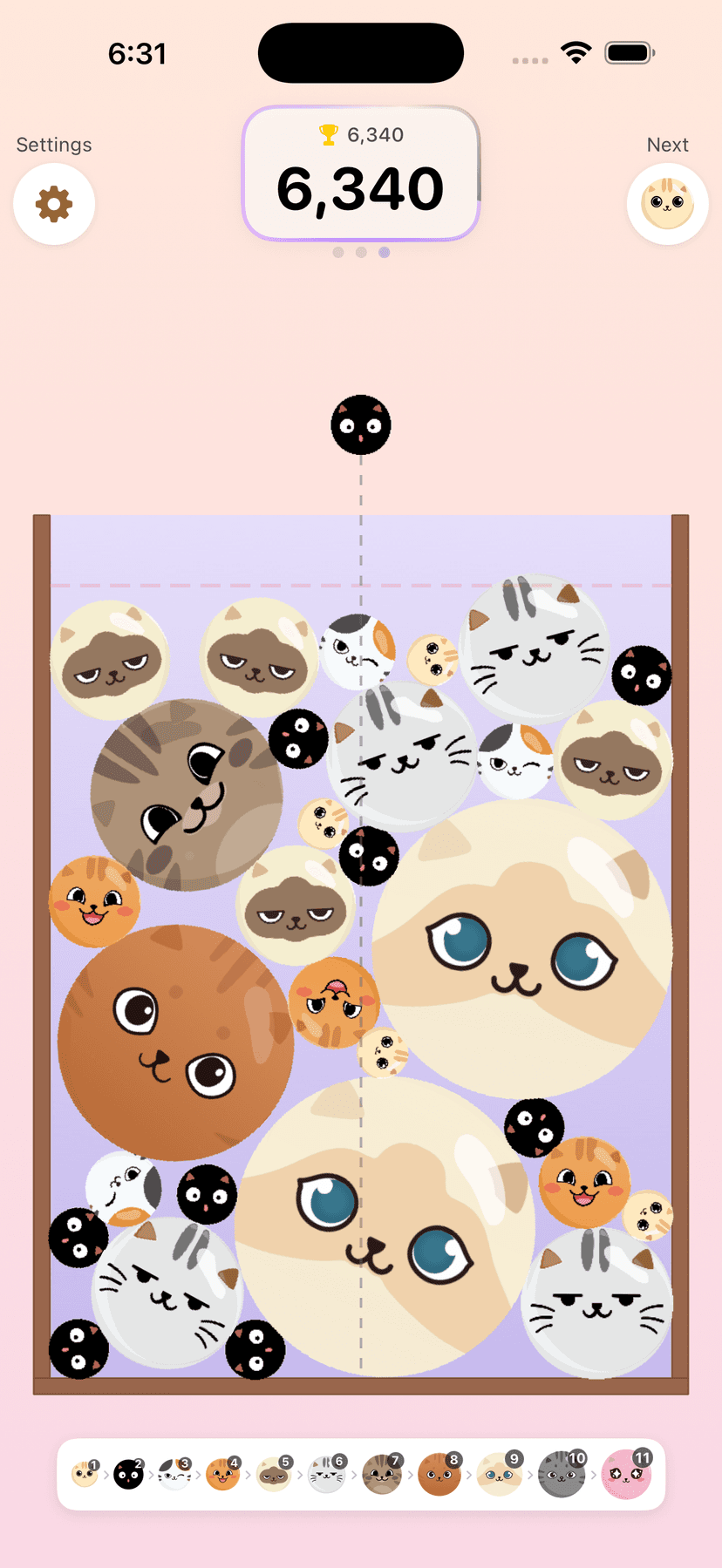 Kitty Merge screenshot 1
