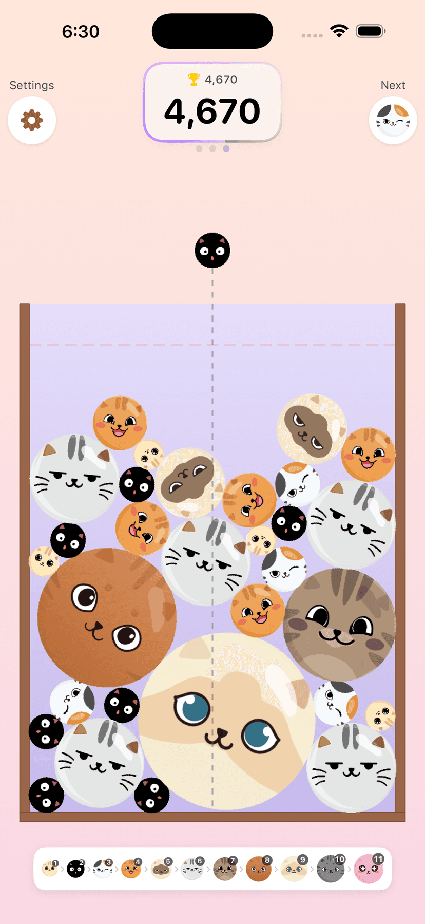 Kitty Merge screenshot 2