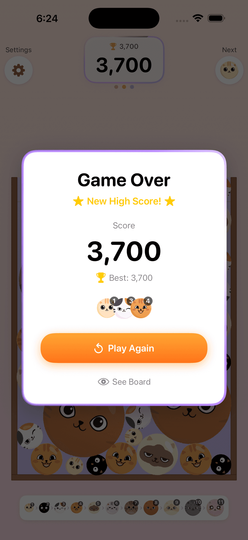 Kitty Merge screenshot 3