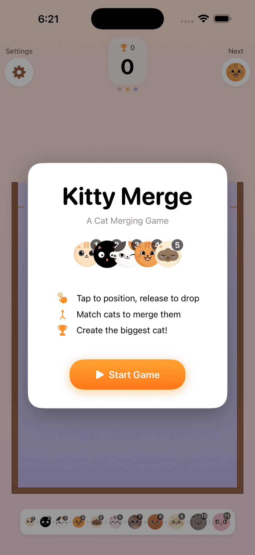 Kitty Merge screenshot 4